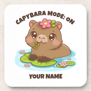 Dessous de verre Mode Mignon Kawaii Capybara Perso