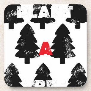 Dessous-de-verre Modèle de plante un arbre