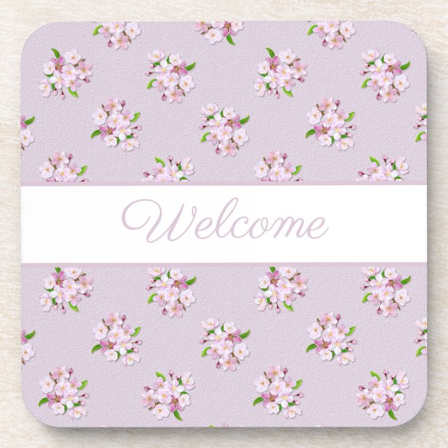 Dessous-de-verre Modèle floral rétro (Devant)