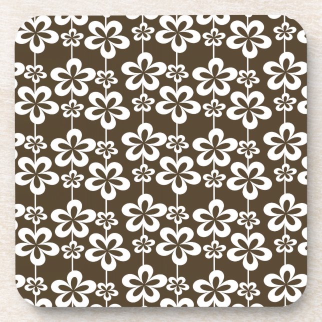 Dessous-de-verre Modèle floral tendance pour fille (Devant)