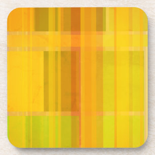 Dessous-de-verre Moderne Abstrait   Couleurs Citronnées Colorées