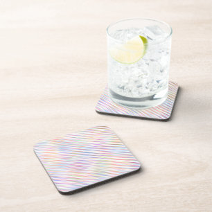 Dessous-de-verre Moderne Bande de ligne simple et colorée Motif