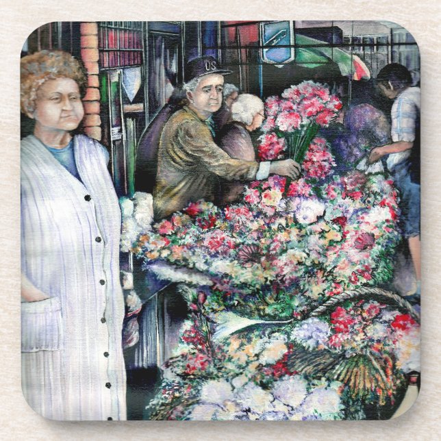 Dessous-de-verre Moment magique sur le marché Misloc (Devant)