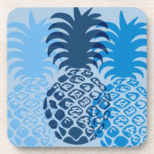 Dessous-de-verre Momona Pineapple Hawaiian Tropical (Devant)