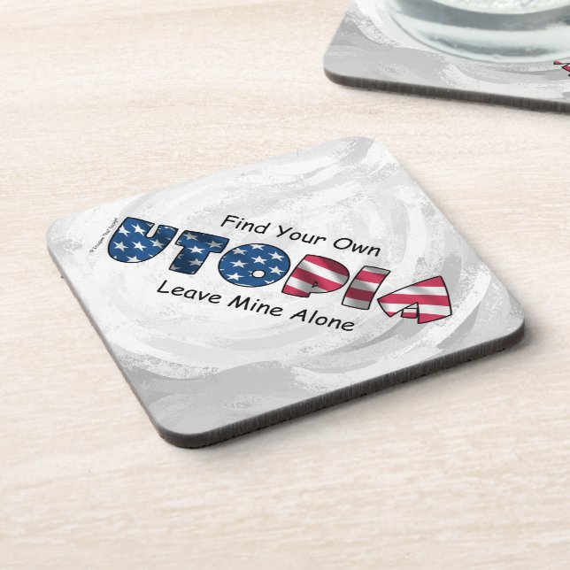 Dessous-de-verre Mon utopie (Côté gauche)