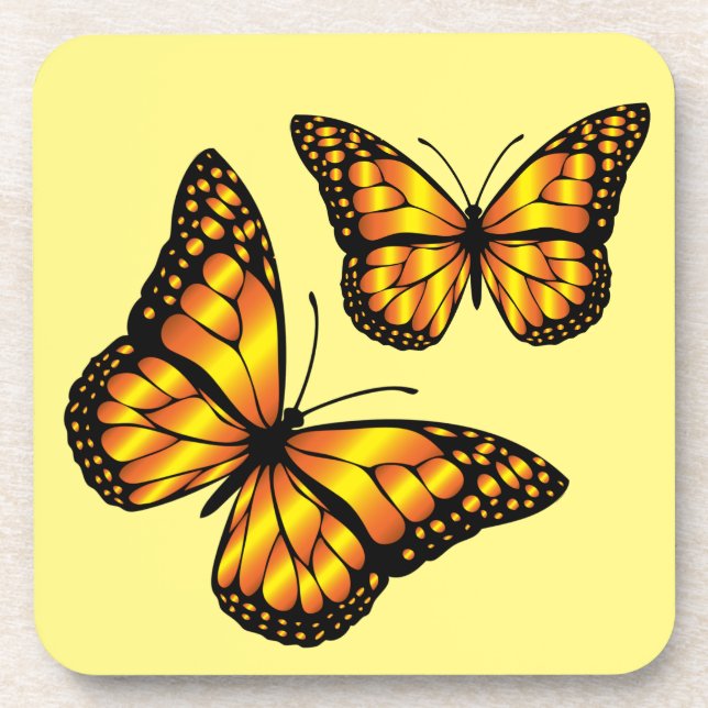 DESSOUS-DE-VERRE MONARCH BUTTERFLY (Devant)