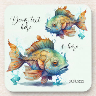 Dessous de verre Mondial De L'Eau Poissons