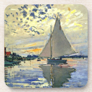 Dessous-de-verre Monet - Voilier au Petit-Gennevilliers