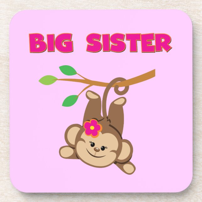 Dessous-de-verre Monkey Big Sister (Devant)
