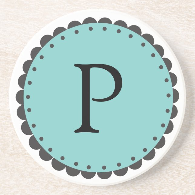 Dessous de verre Monogramme (Devant)