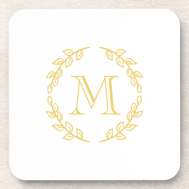 Dessous-de-verre Monogramme vintage (Devant)