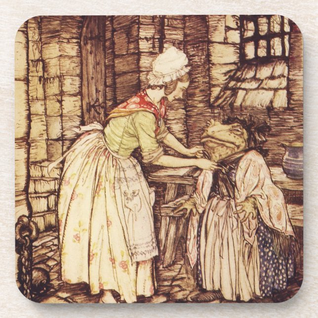 Dessous-de-verre Monsieur Toad s'habille par Arthur Rackham (Devant)
