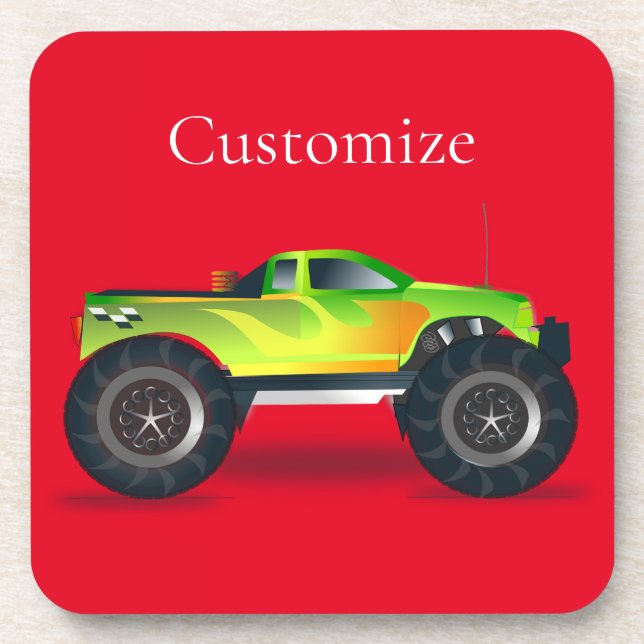 Dessous-de-verre Monster Truck Thunder_Cove (Devant)