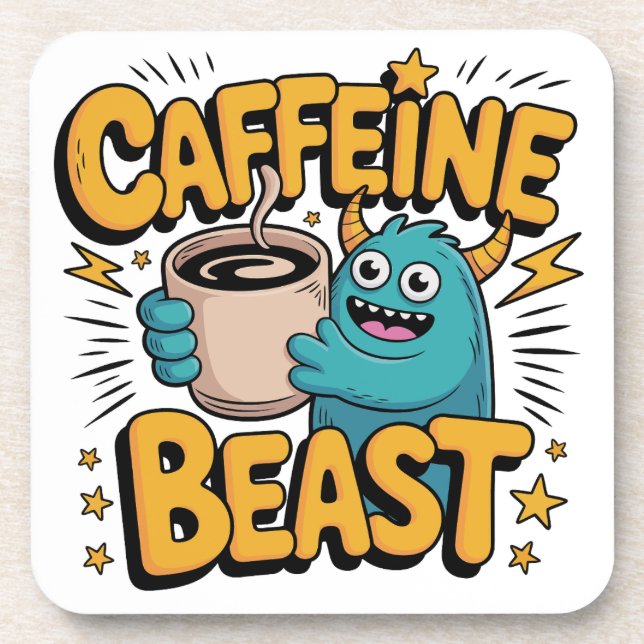 Dessous-de-verre Monstre de café (Devant)