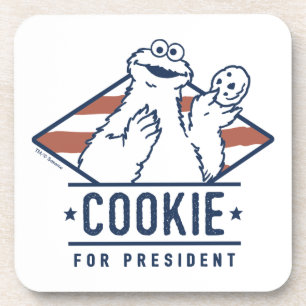 Dessous-de-verre Monstre de cookies vintage pour le président