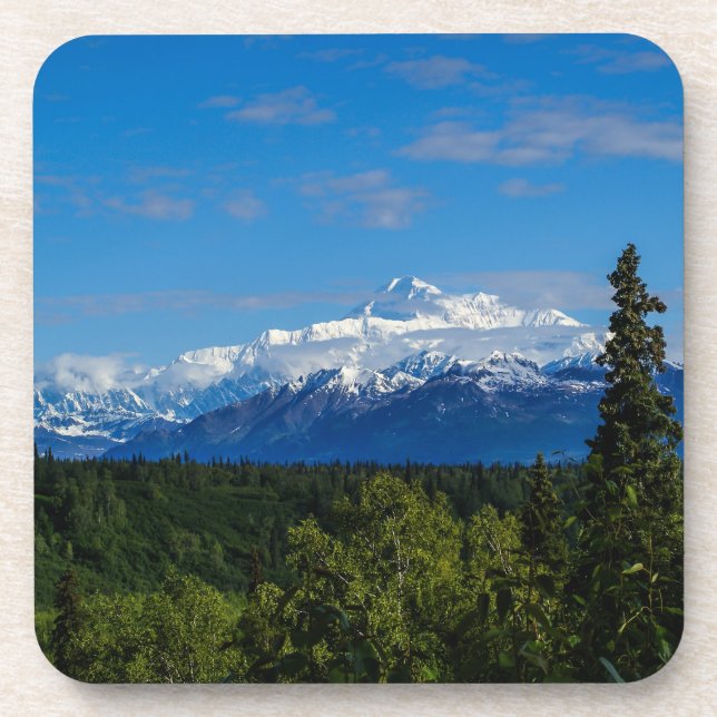 Dessous-de-verre Mont McKinley en Alaska (Devant)