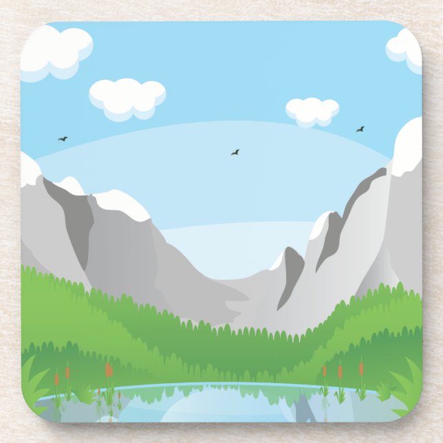 Dessous-de-verre Montagnes (Devant)