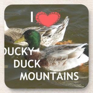 Dessous-de-verre Montagnes de canard Ducky.