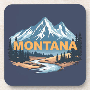 Dessous-de-verre Montana États-Unis d'Amérique