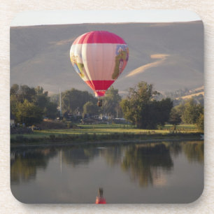 Dessous-de-verre Montgolfière au-dessus de la rivière Yakima