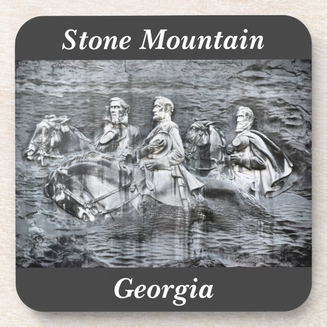 Dessous-de-verre Monument de la Géorgie de Stone Mountain à la Conf (Devant)