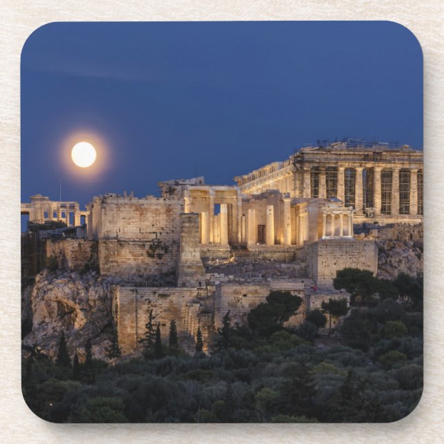 Dessous-de-verre Monuments | The Parthenon Athens, Greece (Devant)