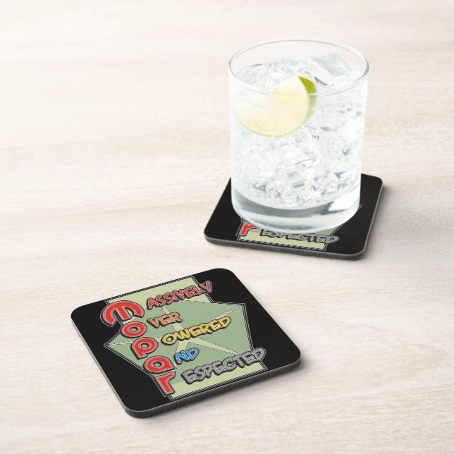 Dessous-de-verre Mopar Muscle Voiture Boisson Coaster (Côté Droit)