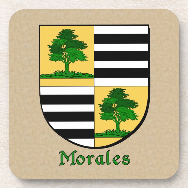 Dessous-de-verre Morales Family Shield (Devant)