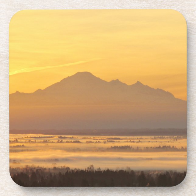 Dessous-de-verre Morning Mountain Magic. (Devant)