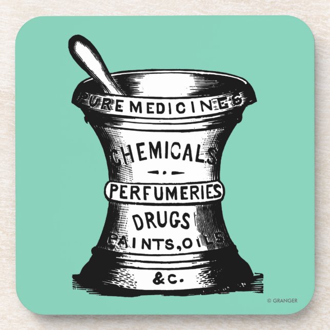 Dessous-de-verre Mortier et pilon (Devant)