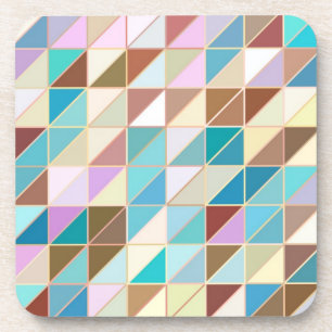 Dessous-de-verre Mosaic - Pastels and earth tones