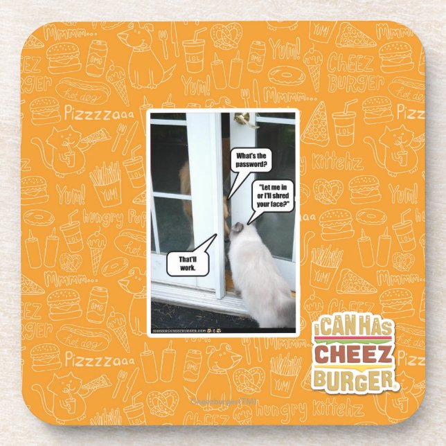 Dessous-de-verre Mot de passe svp (Devant)