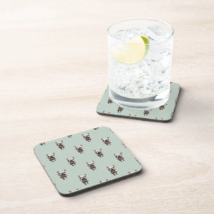 Dessous-de-verre motif_2_bouledogue français_2 plastique dur