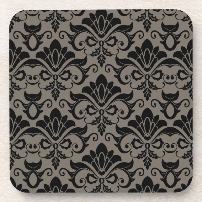 Dessous-de-verre Motif 2 de damassé (Devant)