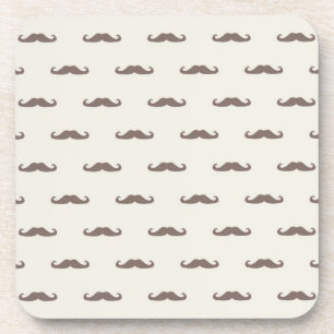 Dessous-de-verre Motif 3 de hippie de moustache