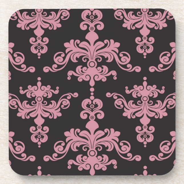 Dessous-de-verre Motif 5 de damassé (Devant)
