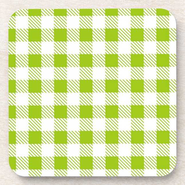 Dessous-de-verre Motif à carreaux (Devant)