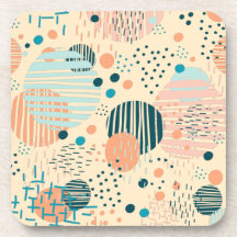 Motif à dots branchés lancer oreiller