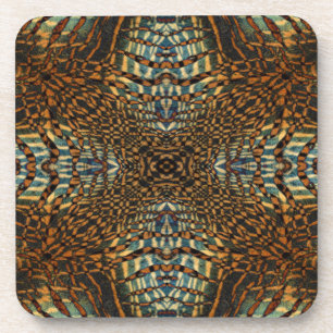 Dessous-de-verre Motif à fourrure de tigre de Kaleidoscope