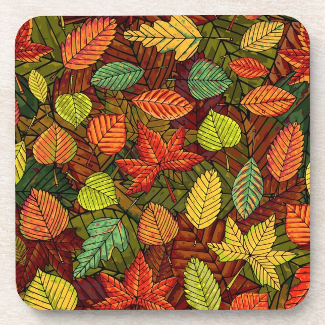 Dessous-de-verre Motif automne (Devant)