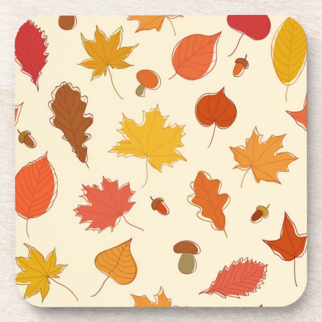 Dessous-de-verre Motif automne (Devant)