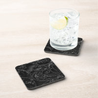 Motif baroque gothique noir