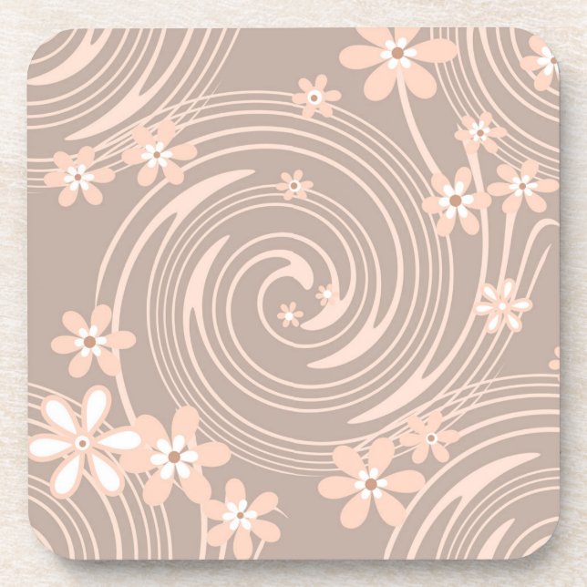 Dessous-de-verre Motif beige (Devant)