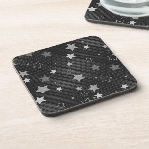 Dessous-de-verre Motif Black Stars