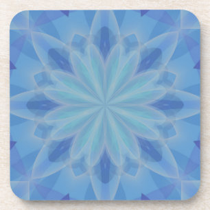 Dessous-de-verre Motif bleu et turquoise 5