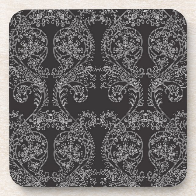 Dessous-de-verre Motif brocart (Devant)
