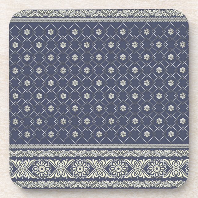 Dessous-de-verre Motif brocart (Devant)