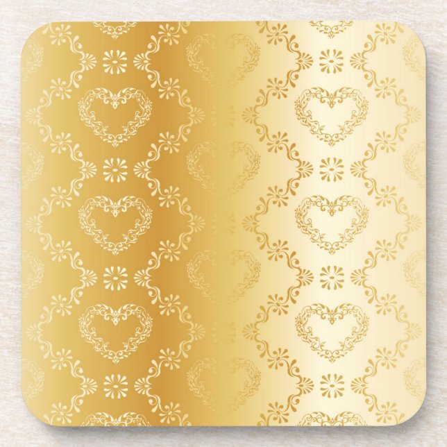 Dessous-de-verre Motif brocart (Devant)