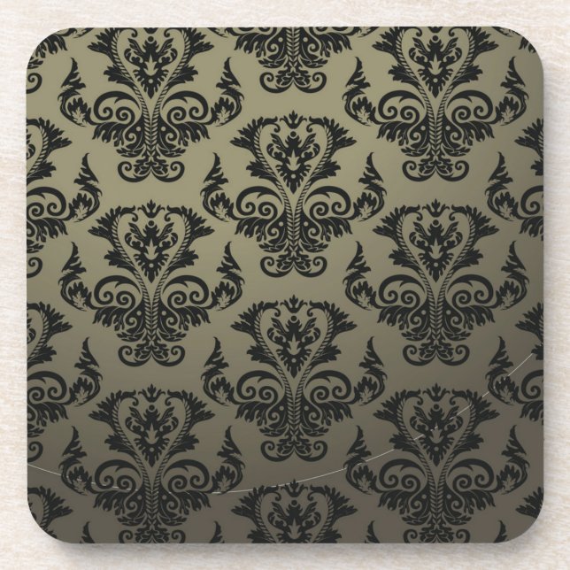 Dessous-de-verre Motif brocart (Devant)