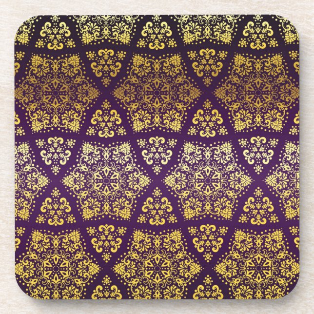 Dessous-de-verre Motif brocart (Devant)